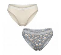 JANIRA Pack-2 Braguita Mini Mujer Coquettes de Algodón 1032356
