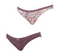 JANIRA Pack 2 Braguitas Mini de Algodón 1031034 para Mujer