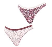 JANIRA Pack 2 Tangas Coquettes Algodón 1030787 para Mujer