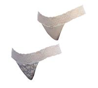 JANIRA Pack-2 Tangas Coquettes Algodón 1032357 para Mujer