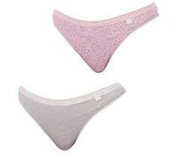 JANIRA Pack 2 Tangas Mujer Algodón Coquettes Cuorilines 1031159