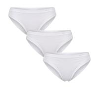 JANIRA pack de 3 bragas modelo Brislip Esencial - BLANCO, G/L