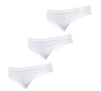 JANIRA pack de 3 bragas modelo Brislip Esencial - BLANCO, G/L