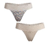 JANIRA Pack de 2 Tangas Mujer Algodón Coquettes 1032357