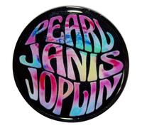 Janis Joplin - Insignia de color con emblema de perlas de Joplin, talla única