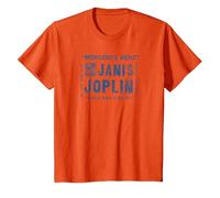 Janis Joplin Mercedes Benz Camiseta, Niños, Naranja, 3 años