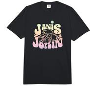 Janis Joplin Rock Music Soul Blues Pastel Logo Comfort Colors Adult Heavyweight T-Shirt