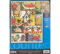 Janlynn 171495 Counted Cross Stitch Kit 11"X14", Summer Montage (14 Count)