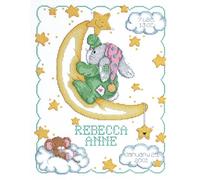 Janlynn Falce di Luna Sampler contato Punto Croce Kit-11 X 14 Conte 14