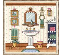 Janlynn Victorian Sink 14 Count Counted Cross Stitch Kit, 10 by 10 by