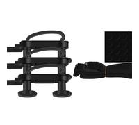Janmobrian Abrazadera de Portaequipajes Kit de Abrazadera Perno en U for portaequipajes Techo Coche, Accesorios for Equipaje, Horquilla Delantera for Bicicleta Kit De Montaje En Baca(2SET)