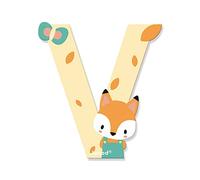 Janod Letra Pura V, Multicolor (Juratoys J05186)