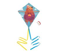 Janod - Cometa Infantil Applepop - Oso - Forma Rombo - Juego al Aire Libre y de Playa - Juego de Habilidad - Desarrolla la Coordinación - A Partir de 5 Años, J03362