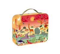 Janod 54 Piece Animal Reserve Jigsaw Puzzle Toy - Sives 5+ - J02666