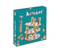 Janod - Acrobat' - Juego de Habilidad y Estrategia, Juegos de Mesa para Niños, Concentración y Motricidad Fina, para 2 Jugadores O Más - Desde Los 5 Años, J02757