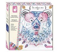 Janod - From 8 years old - Creative Kit - Animal String Art - Decoration Workshops - Creative Leisure - Dexterity and Concentration - J07912