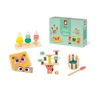 JANOD - Box de Juegos Bebé - A Partir de 36 Meses - Juguetes de estímulo con Puzle y Actividades Manuales Infantiles - Actividad y Desarrollo Psicomotriz - Juguete Niño a Partir de 3 Años - J04066