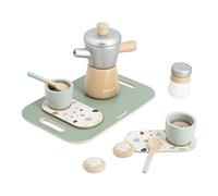 Janod Italiana-13 Accesorios Juguete de Imitación-Juego de Café Infantil-Madera FSC-A Partir de 24 Meses, J06630, Multicolor, Small (JURATOYS