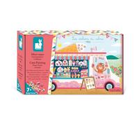 Janod - Caja de Mini-Cañas para Pegar Golosinas - Los Talleres de la Calma - 3 Cuadros - Kit de Manualidades Creativas para Niños - Aprendizaje de Motricidad Fina y Concentración - A Partir de 7 años - J09105