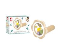 Janod - Caleidoscopio de Flores - Juguete de Madera para Crear un caleidoscopio de Flores - Diseñado para Actividades en el jardín - A Partir de 3 años