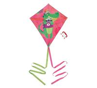 Janod - Cometa Infantil Applepop - Cocodrilo - Forma Rombo - Juego al Aire Libre y de Playa - Juego de Habilidad - Desarrolla la Coordinación - A Partir de 5 Años, J03363