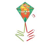 Janod - Cometa Infantil Applepop - León - Forma Rombo - Juego al Aire Libre y de Playa - Juego de Habilidad - Desarrolla la Coordinación - A Partir de 5 Años, J03360