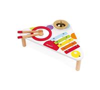 Janod Mesa musical Confetti Tabla de madera J07634 Estimulación musical Desde 1 año