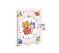 Janod - Cuaderno Secreto de 128 páginas - Candado con Corazones y 2 Llaves - Diario íntimo para niñas - 128 páginas rayadas - Formato A5 - Regalo de cumpleaños - A Partir de 6 años