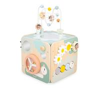 Janod Cubo multiactividades grande Sweet Cocoon – 11 actividades, madera FSC, desde 18 meses