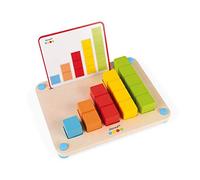 Janod - Essentiel - Aprender a Contar - Juego Educativo de Madera para Niños Pequeños - Aprender a Contar - Pintura al Agua - A Partir de 3 Años, J05071