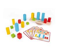 Janod - Essentiel - Los Pesos - Juego Educativo de Madera para Niños Pequeños - Aprender la Noción de Equilibrio - Pintura al Agua - A partir de 3 Años, J05063