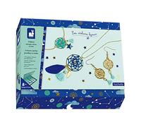 Janod - Estuche 3 Joyas Atrapasueños para Crear - Les Ateliers Bijoux - Kit Infantil de Manualidades Creativas - Desarrolla la Motricidad Fina y la Creatividad - A partir de 8 Años, J07933