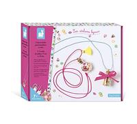 Janod - Estuche para Crear 2 Collares Frasco de Golosinas - Les Ateliers Bijoux - Actividades Creativas Arte y Manualidades - Destreza y Concentración - A partir de 7 Años, J07935
