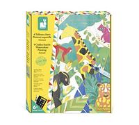 Janod - Estuche Pintura Acuarela Animales - Les Ateliers du Calme - Manualidad Creativa - 4 Cuadros Animales con Dorados - Motricidad Fina y Concentración - A Partir de 6 Años, J07959