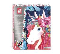 Janod Dipinti perlati e unicorni 3D, Multicolor (JURATOYS J07951)