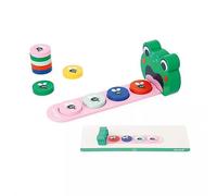 Janod - Gama Pedagogía - Algoritmos Rana - Aprender Colores y Series - Juguete Educativo Infantil - Juego Rana - A partir de 36 Meses, J05088