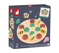 Janod – Juguete educativo infantil Mi Primer Mandala Jardín J05084 Madera FSC A partir de 24 meses