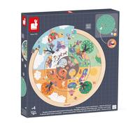 Janod - Gama Pedagogía - Puzle de Observación Infantil - Busca y Encuentra El Jardín - Juguete Educativo Infantil - Juego de Madera FSC - A Partir de 24 Meses, J05090