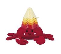 Janod Hermit Bernard Juguete para el Baño Paja de Trigo-Peluche 6 Vasos Perforados-Diversión en el Agua para el Bebé-A Partir de 10 meses-J04734 (JURATOYS J04734)