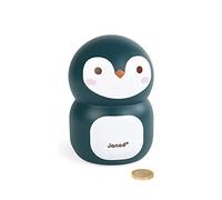 Janod - Hucha Infantil de Madera Pingüino 15 Cm - Decoración de Cuarto Infantil - A partir de 3 Años, J04650