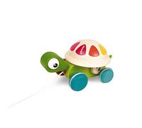 Janod J08236 Wooden Pull-Along Animal, Turtle