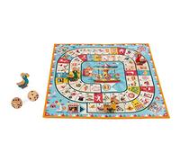 Janod - Juego de la Oca Carrousel - Juego de Mesa - Figuras de Madera - Desde 4 Años, J02743