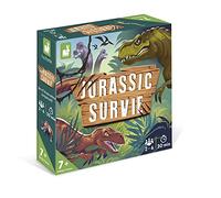 Janod - Jurassic Survie Mesa Infantil Educativo colaborativo - Juego para la Familia - Idioma francés - A Partir de 7 años - J02459