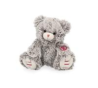 Kaloo - Rouge Kaloo - Oso Maé Gris de Peluche Prestige 24 cm, Oso de Peluche Pequeño de Pelaje Sedoso, Dudú Suave para Bebé, Desde el Nacimiento, K223001