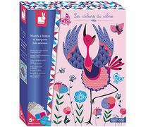 Janod Kit Creativo - Patrones para Frotar y Estampar Animales Bonitos