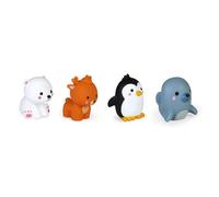 JANOD 4 X Polar Animales Baño Squirters Juego Nuevo en Caja Btah Juguetes 10M+