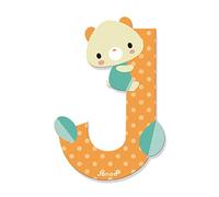 Janod Letra Pura J, Multicolor (Juratoys J05174)