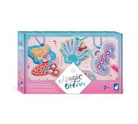 Janod - Magic Ocean - 3 Llaveros con Diamantes - Fabricación de Llaveros - Kit de Manualidades Creativas para Niños - Aprendizaje de Motricidad Fina y Concentración - A Partir de 7 años - J07793