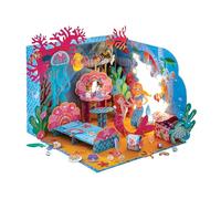 Janod Magic Ocean-El Cuarto de Las Sirenas-Actividad Manual Manualidades Creativas-Decorado para Fabricar-Mundo de la Sirenita-Juego para Niños a Partir de 8 Años-J09139, Multicolor (JURATOYS J09139)