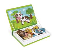 Janod - Magneti'Book Animales - Juego Educativo Magnético de 30 Piezas - Desarrolla la Motricidad Fina y la Imaginación - A partir de 3 Años, J02723
